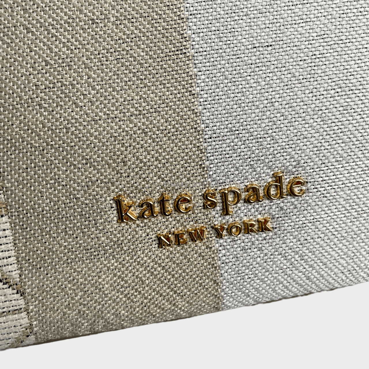 Kate Spade New York Jacquard Stripe Sam Small Convertible Natural Multi Shoulder Bag