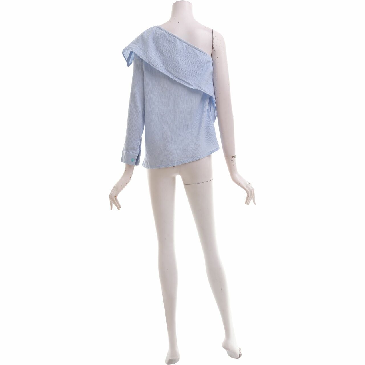 Private Collection Blue One Shoulder Blouse
