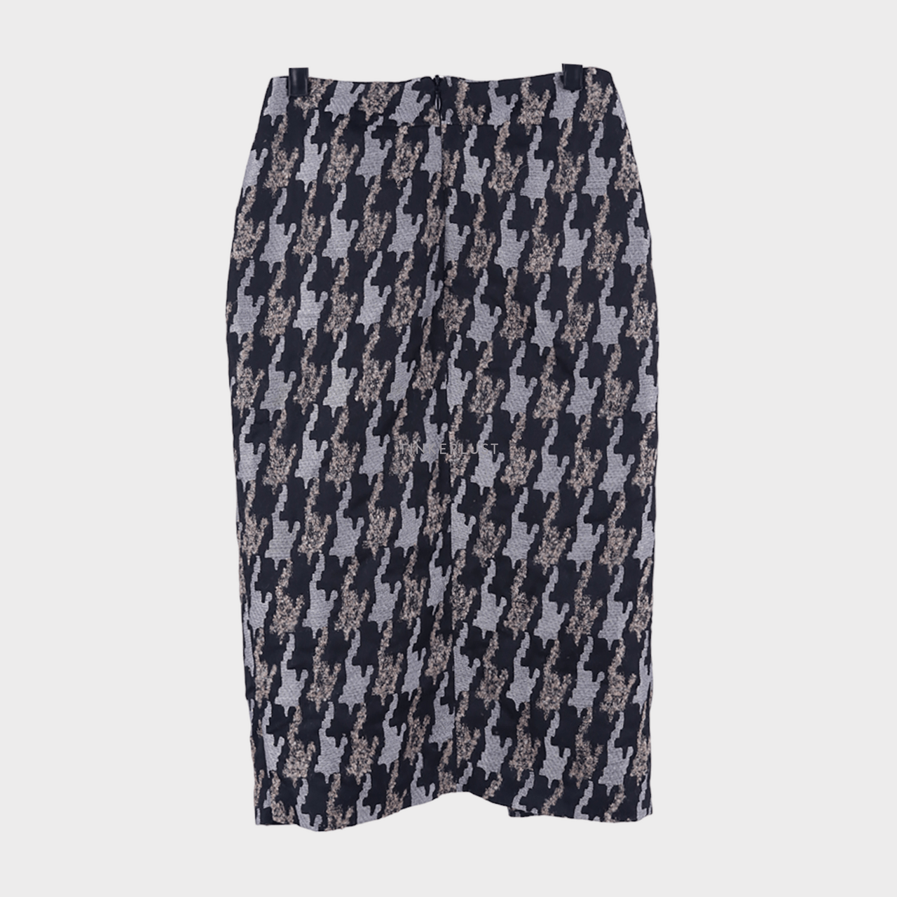 Asos Multi Pattern Slit Midi Skirt