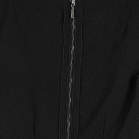 Black V-Neckline Fitted Mini Dress