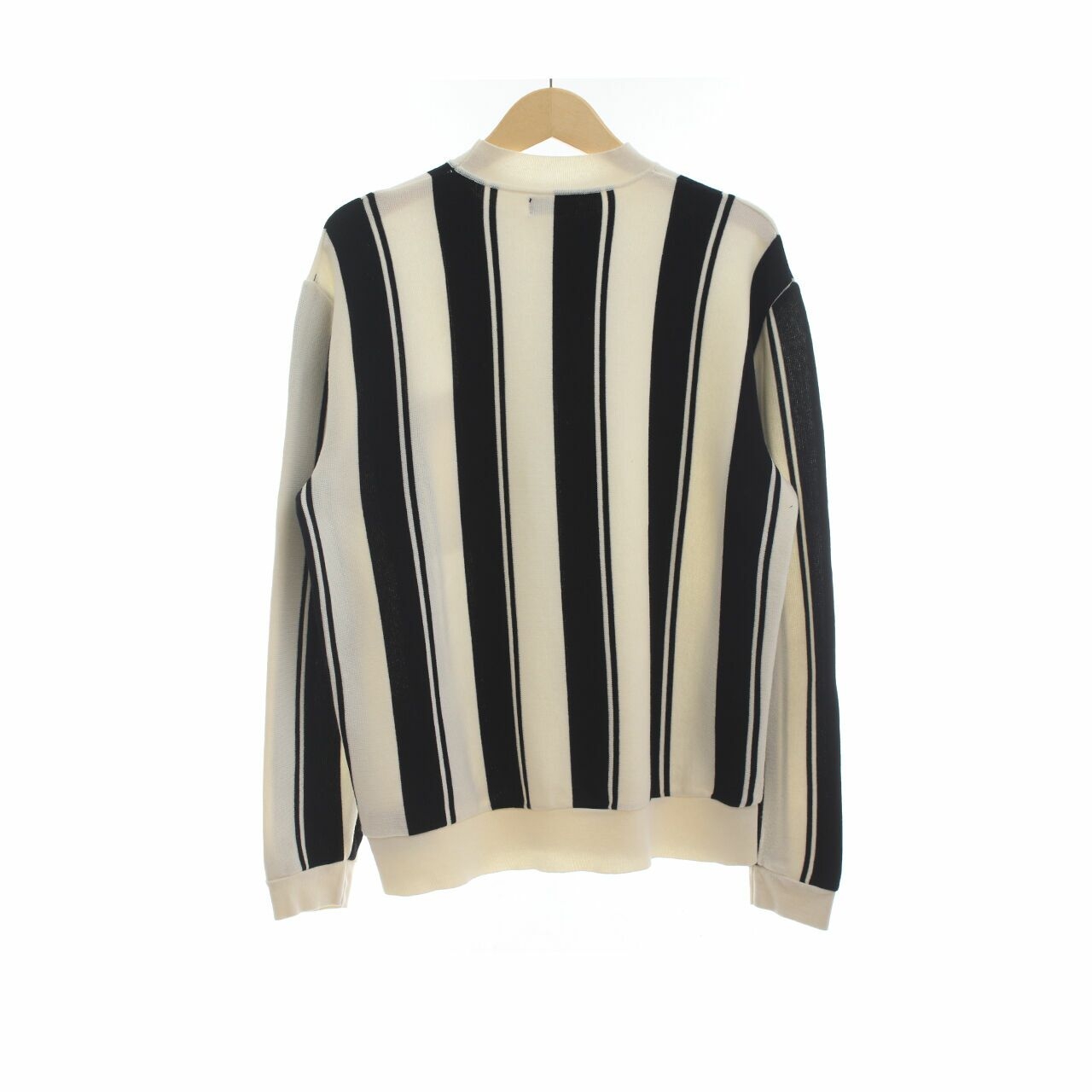 Zara Black & Off White Stripes Sweater