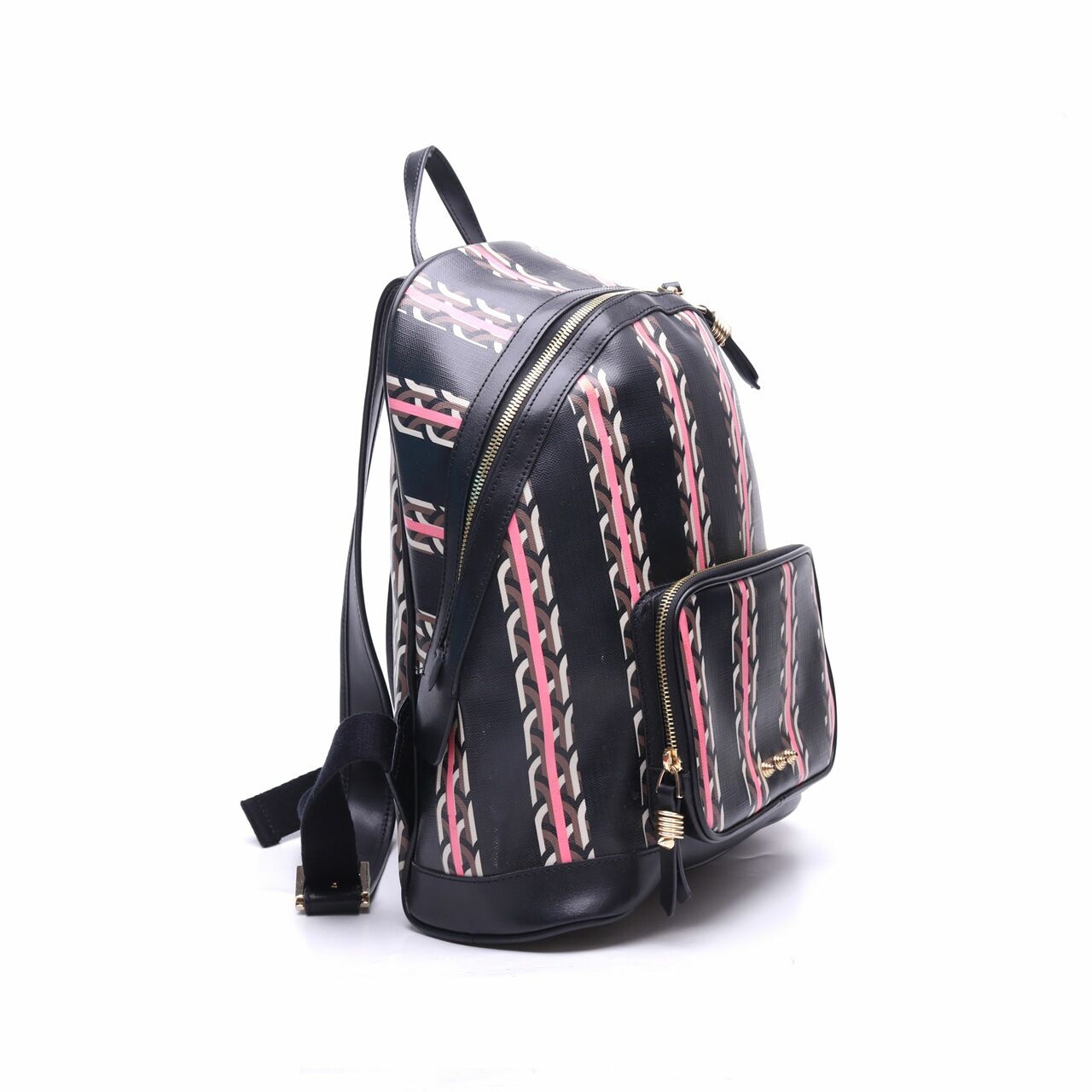 Dellest Black Multi-Pattern Backpack