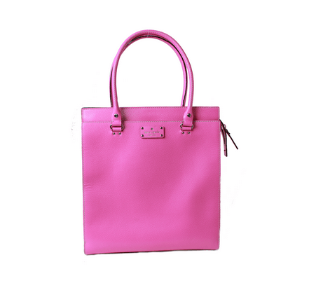 Kate Spade Pink Leather Tote Bag