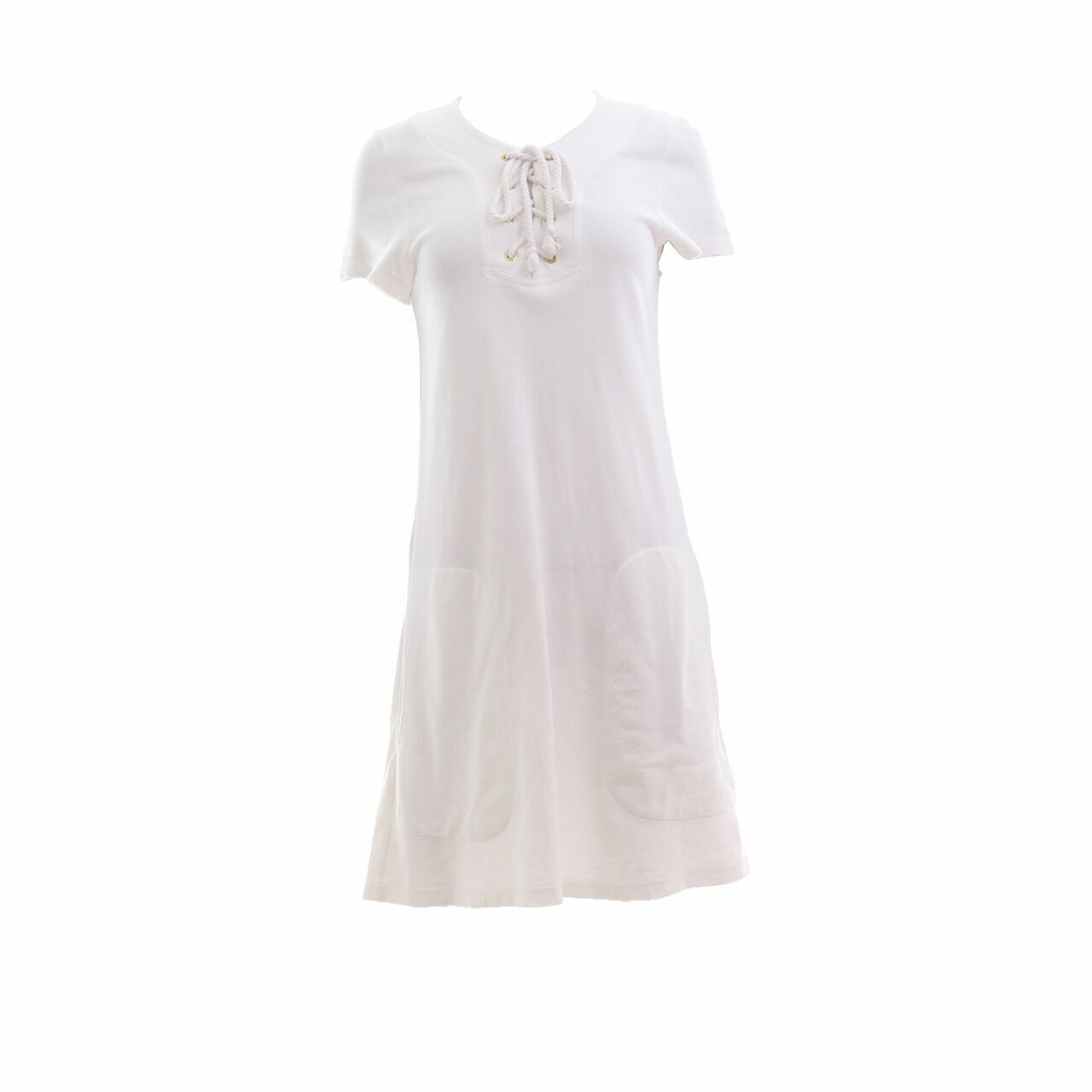 H&M White Mini Dress