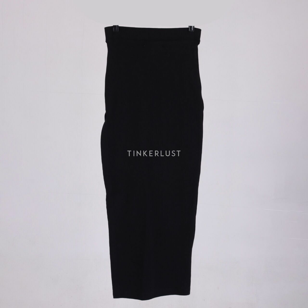 Saint X Sinner Black Slit Maxi Skirt