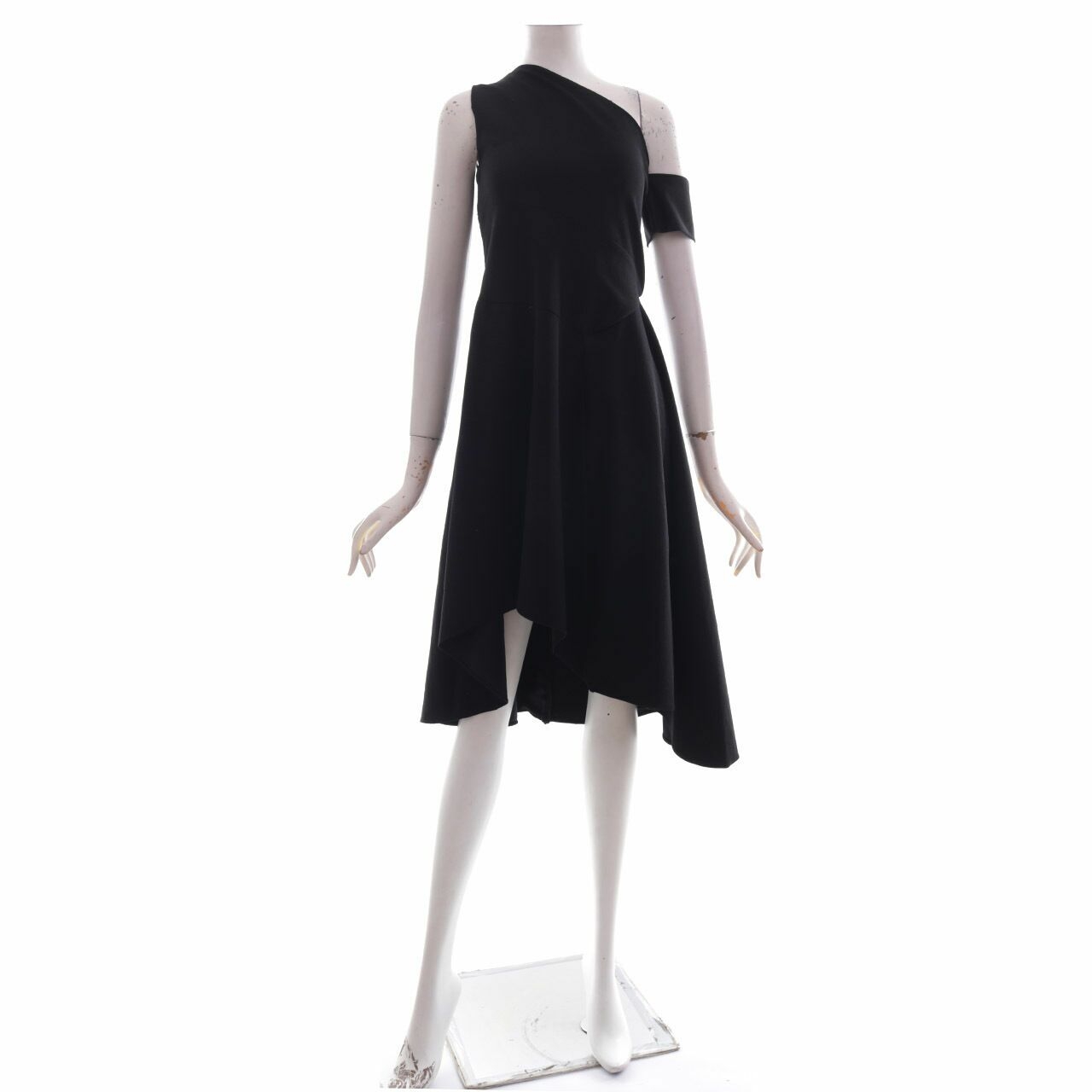 Noho The Label Black One Shoulder Mini Dress