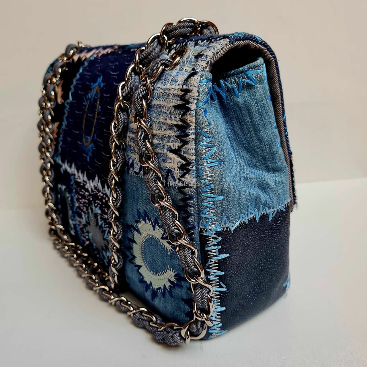 Chanel Jumbo Patchwork Shoulder Bag 