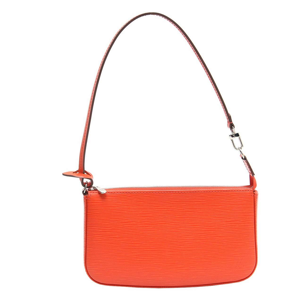 Louis Vuitton Pochette Accessories Piment Epi Leather Orange Shoulder Bag
