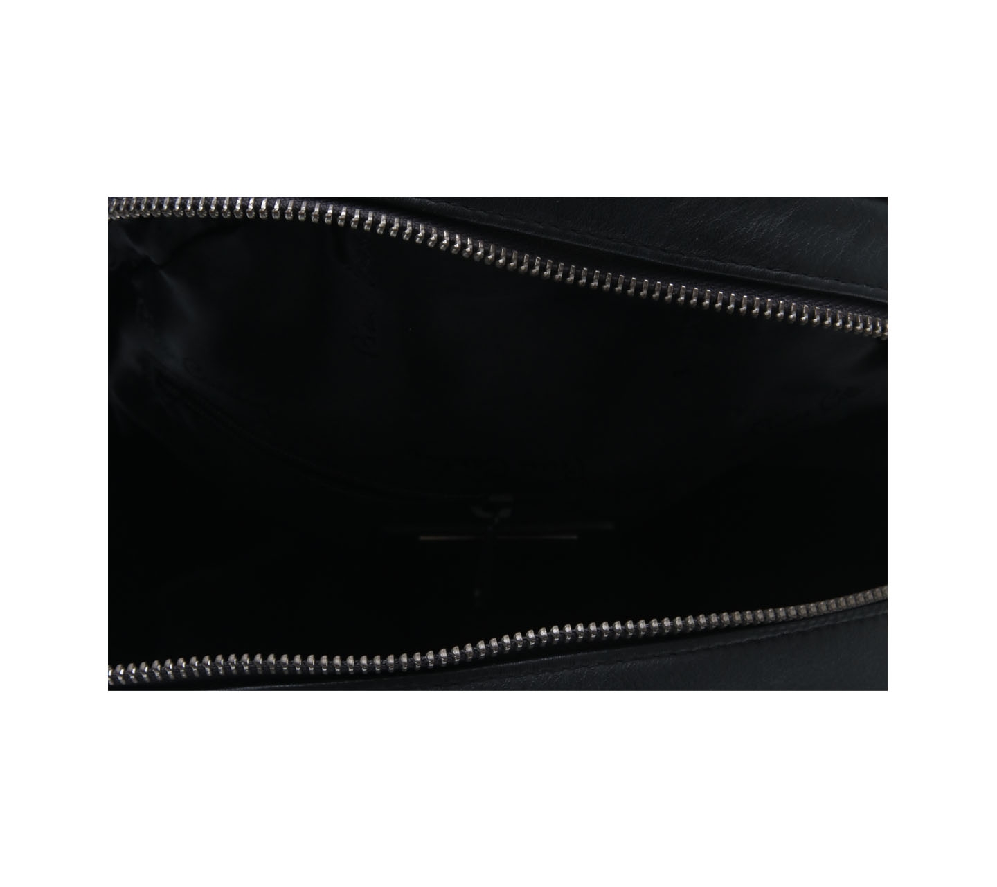 Pierre Cardin Black Leather Backpack