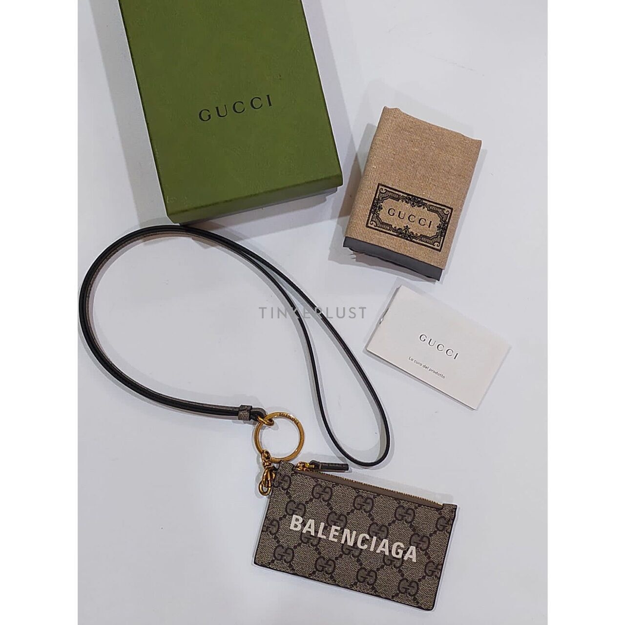 Gucci X Balenciaga The Hacker Project Card Case with Strap Luggage