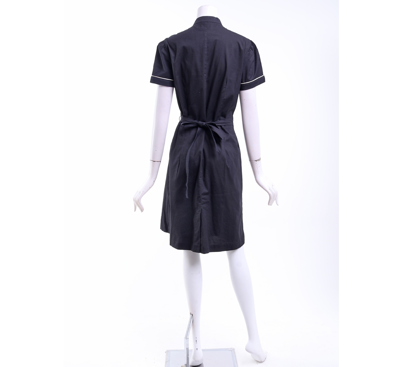 We Fashion Black Wrap Midi Dresss