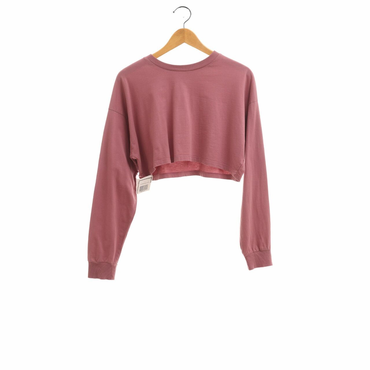 Asos Pink Rose Cropped Sweater