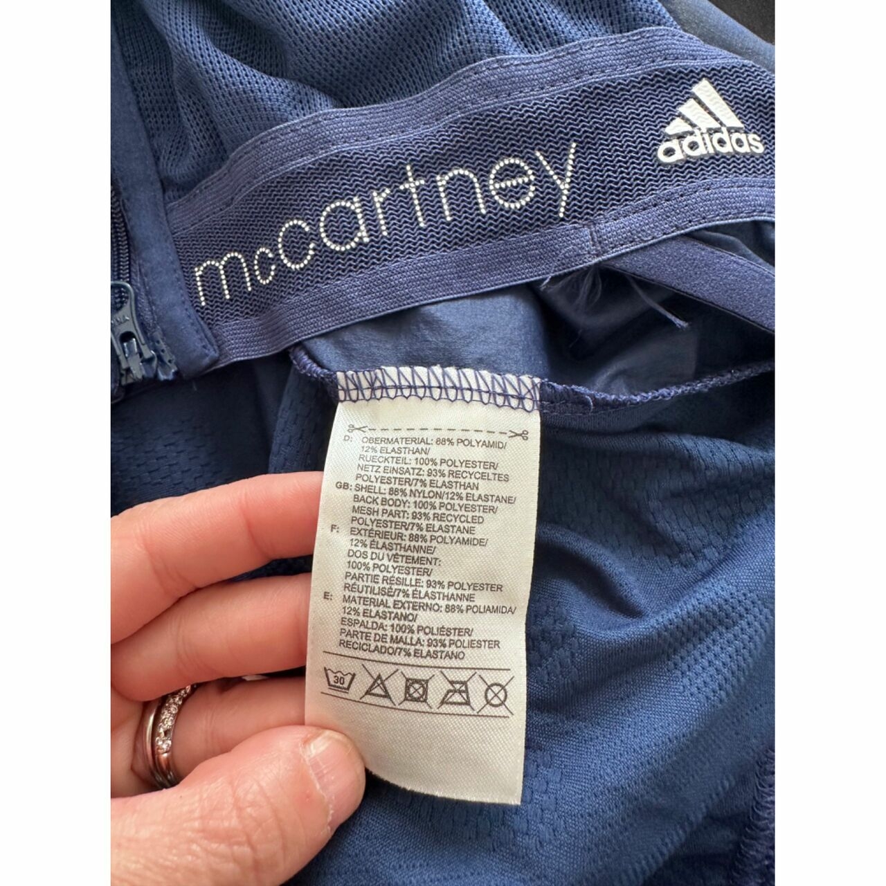 Adidas Stella Mccartney Navy Vest
