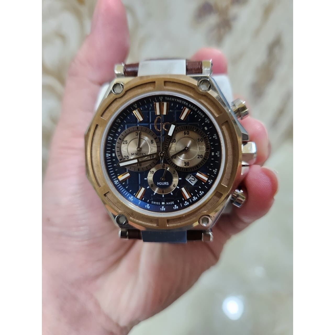 Guess Collection Brown & Gold Watch