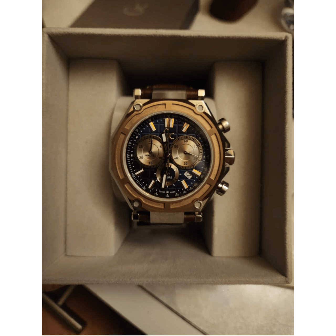 Guess Collection Brown & Gold Watch
