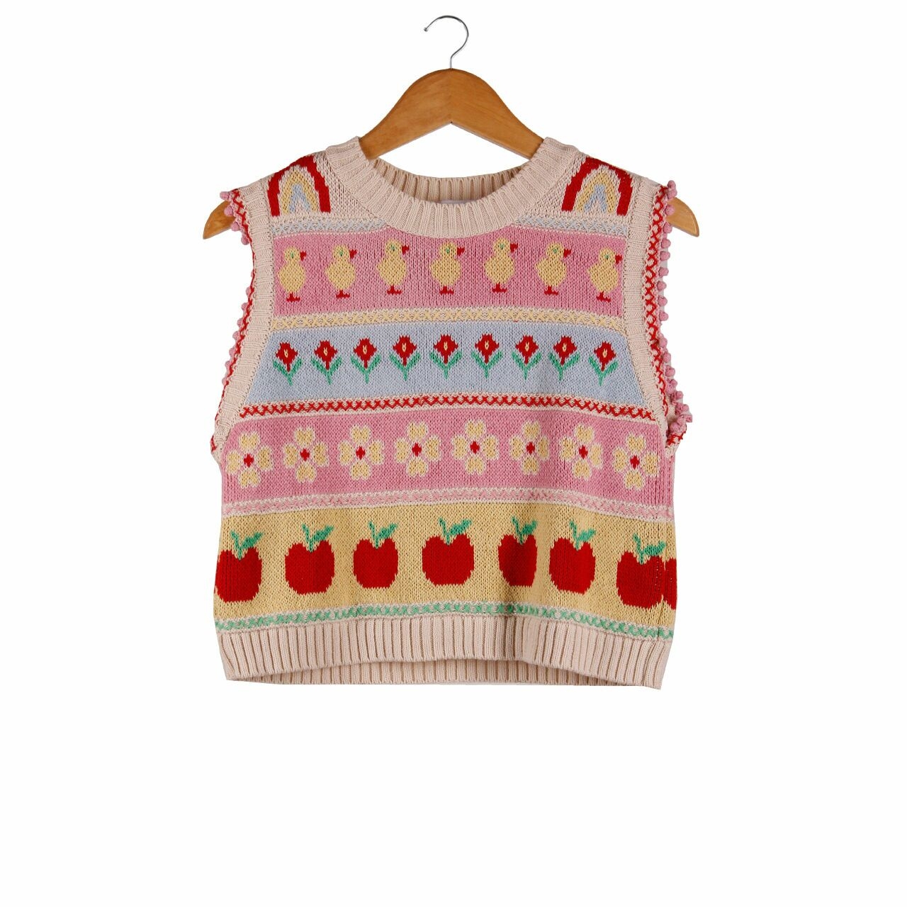Zara Multicolour Knit Vest