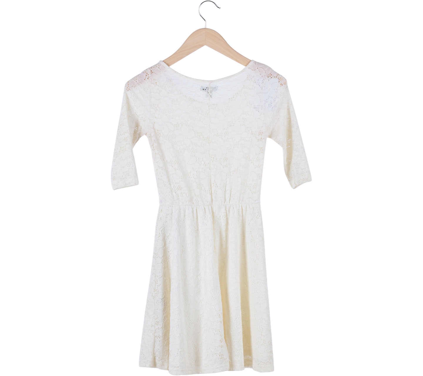 Cotton On White Lace Longsleeve Mini Dress