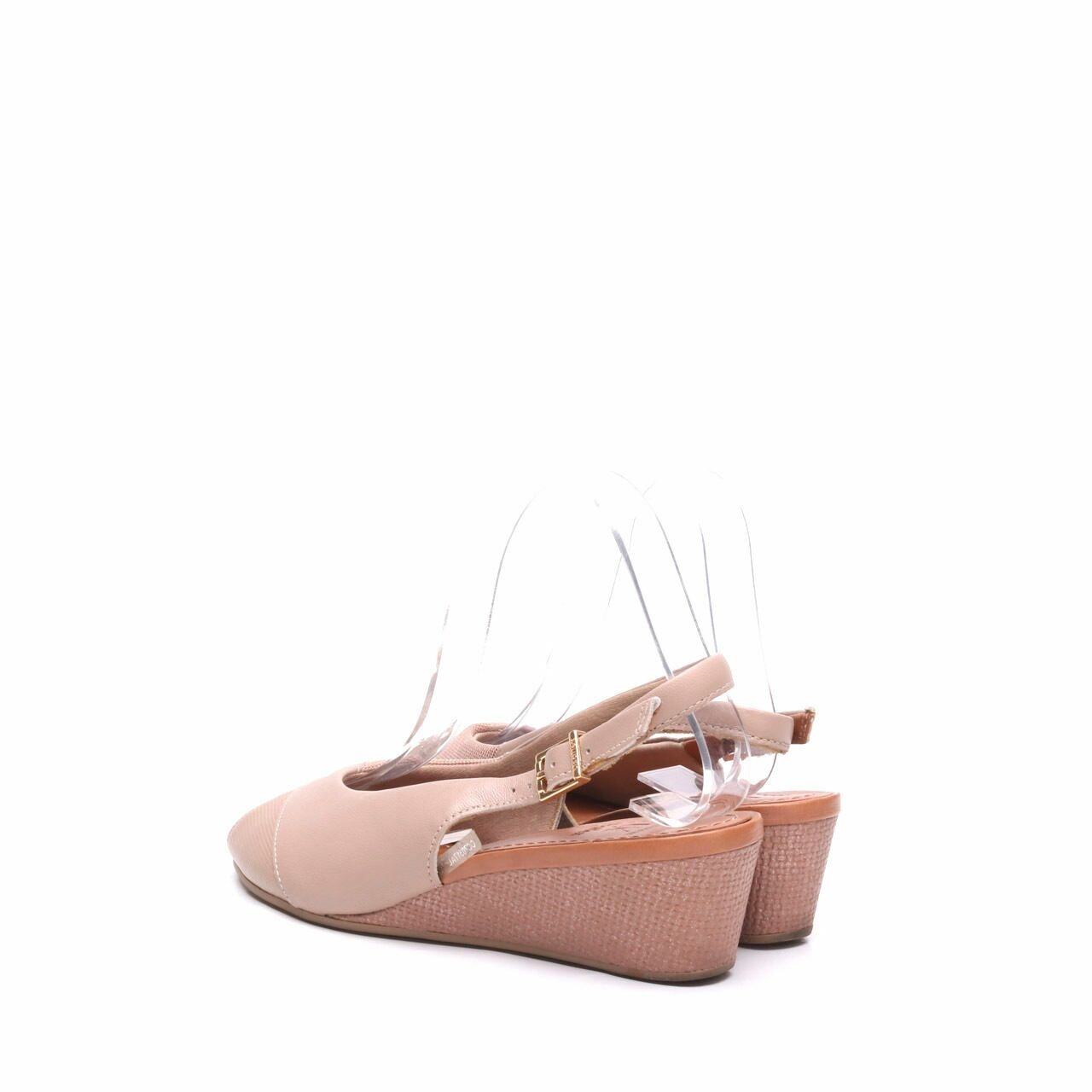 Obermain x Usaflex Taupe Wedges