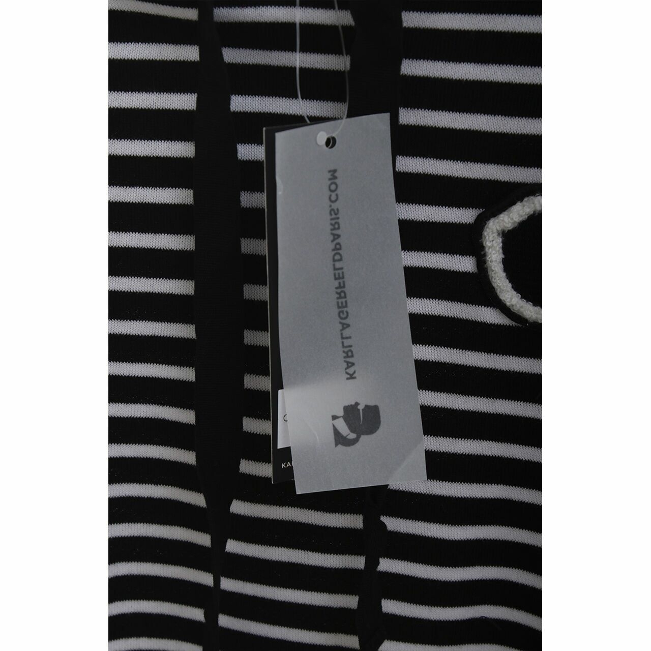 Karl Lagerfeld Stripes Black & White Hoodie