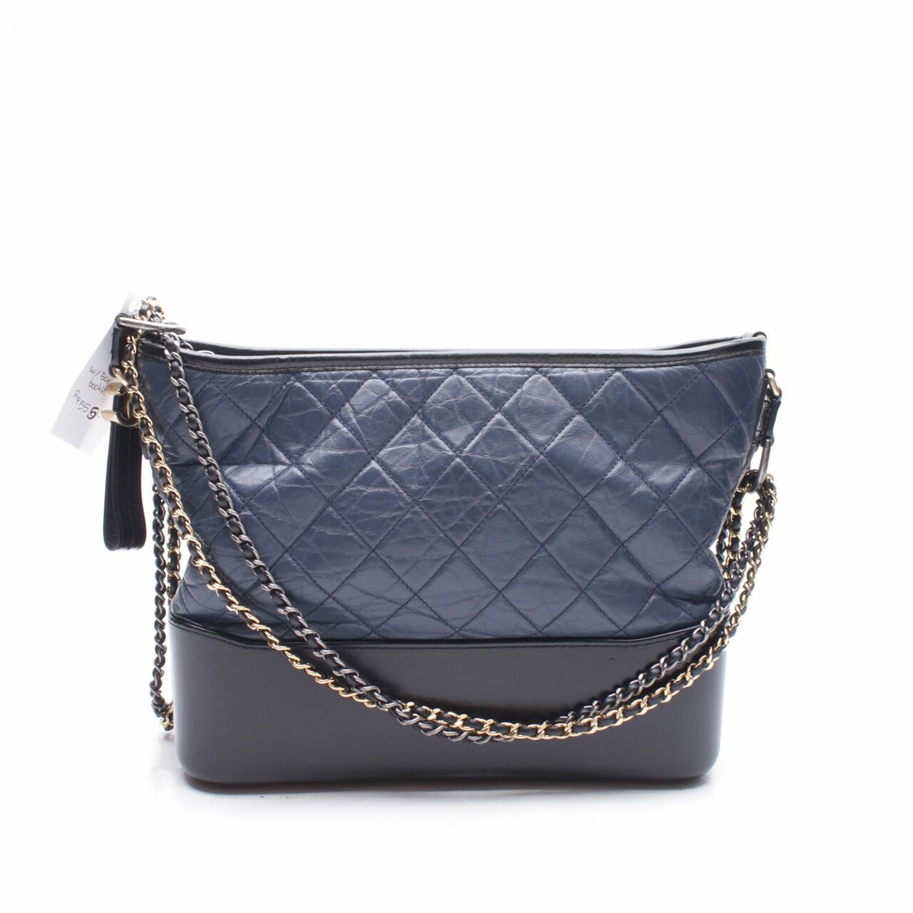 Chanel Gabrielle Hobo Navy/Black with Mixed Hardware Shoulder Bag