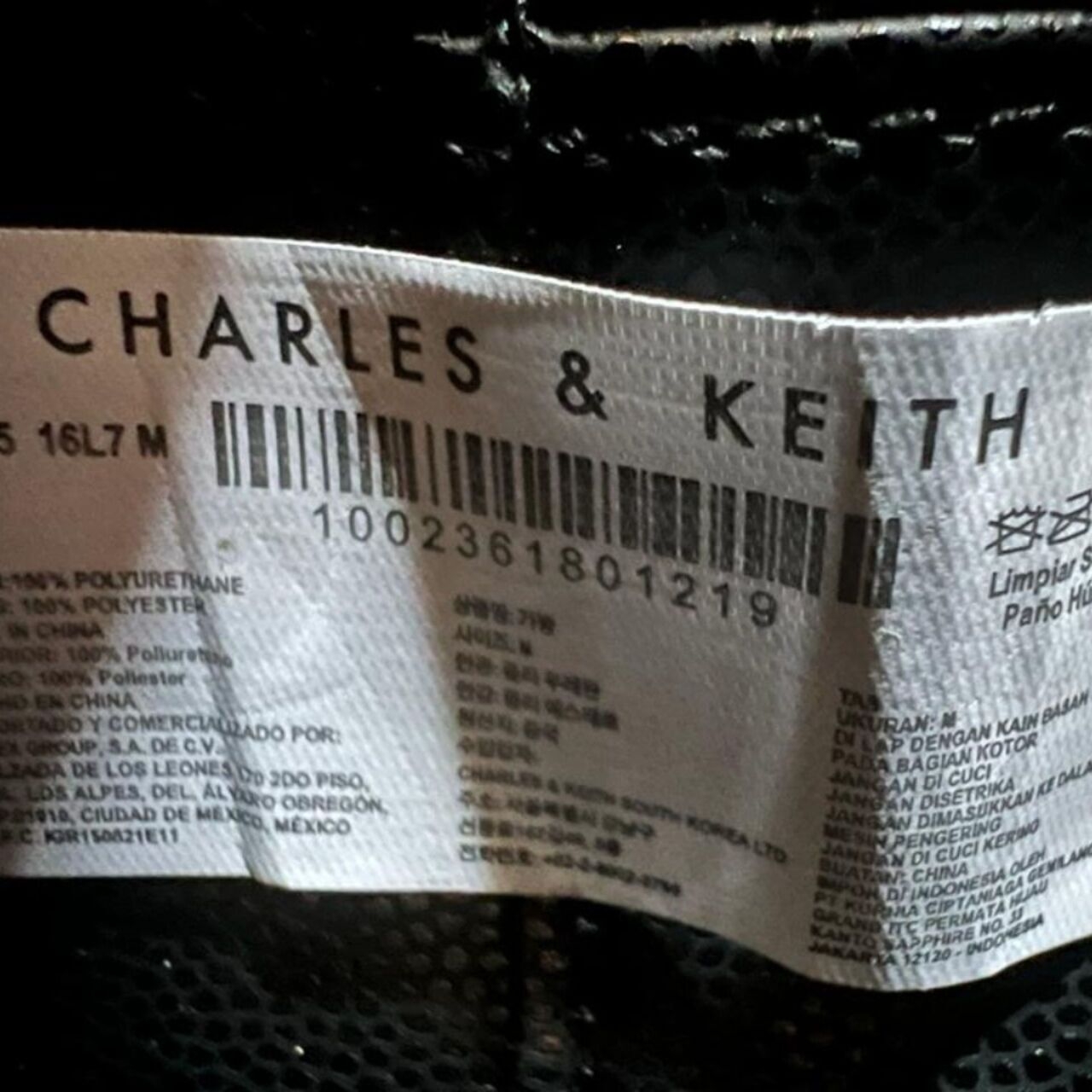 Charles & Keith Quilted Shoulder Bag - Black
