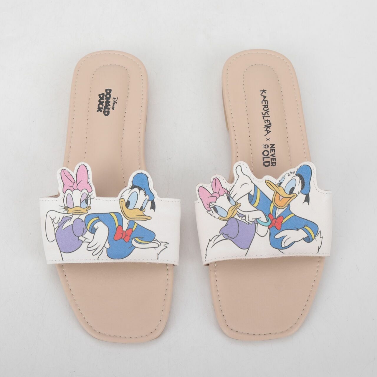 Disney Kaerysleika x Never To Old White Sandals