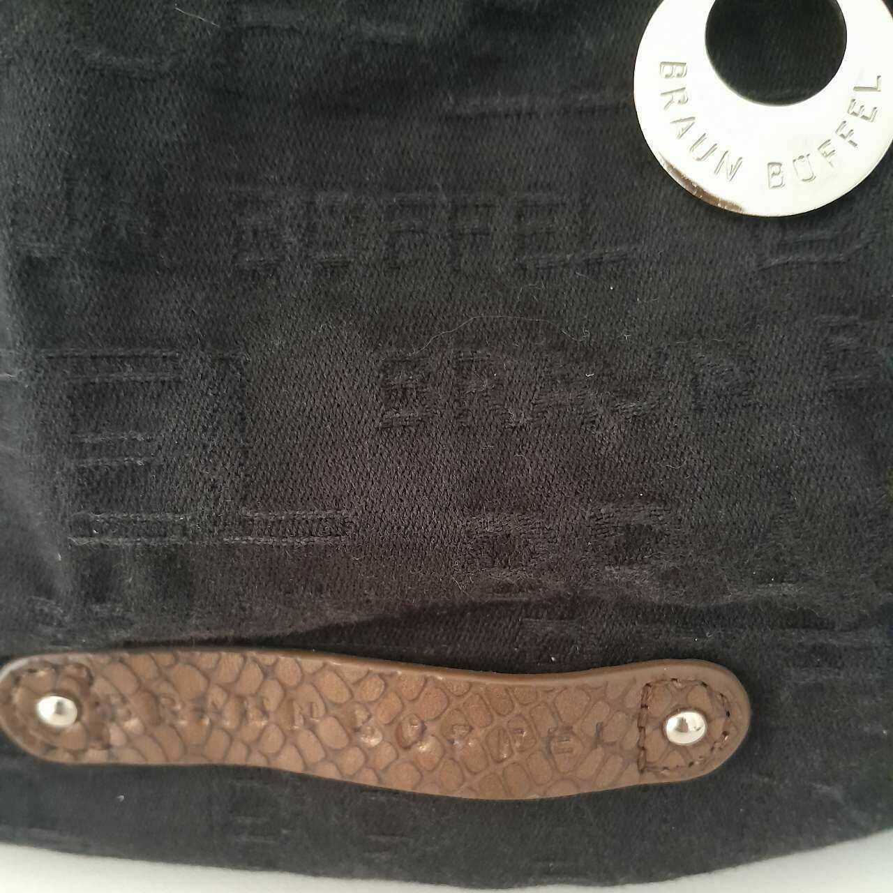Braun Buffel Brown & Black Handbag