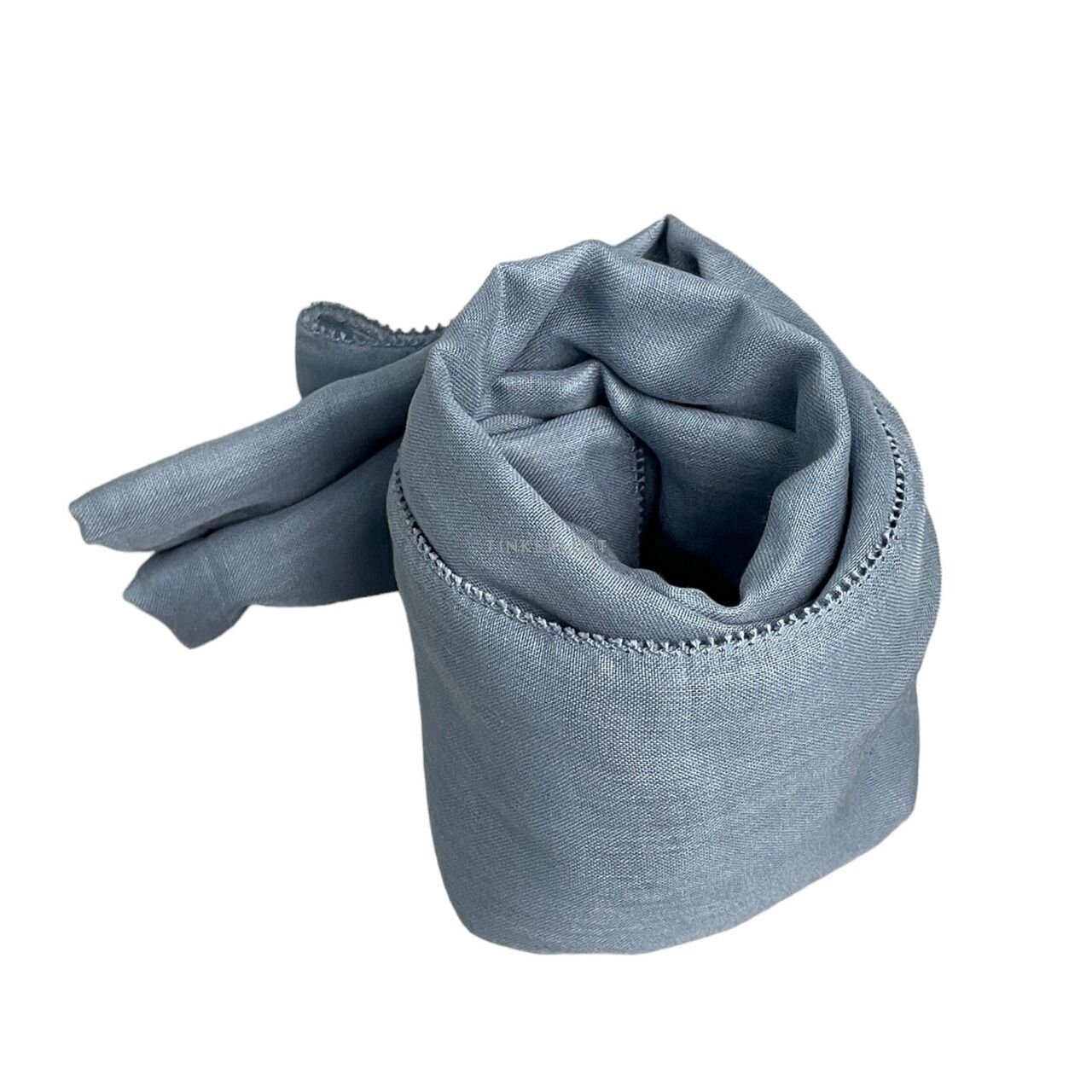 Button Scarves Everyday Rain Washed Blue Scarf