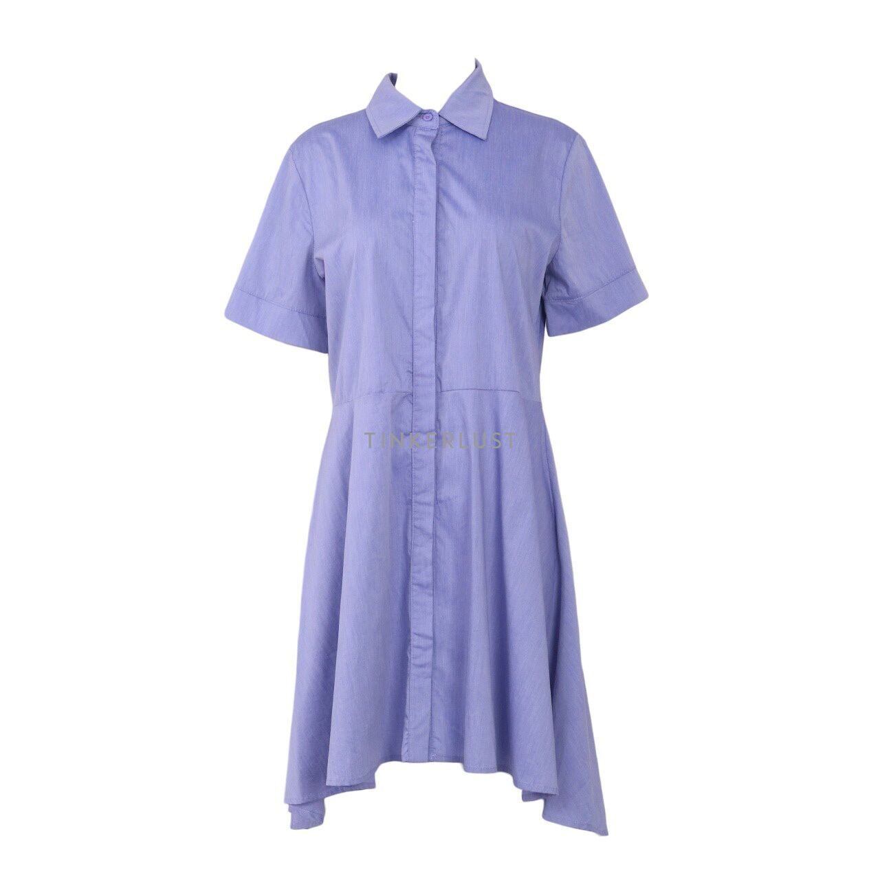 Mix & Max Lavender Shirt Mini Dress