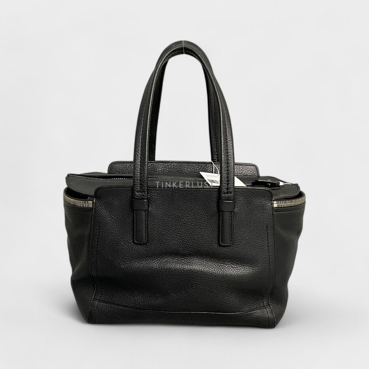 Salvatore Ferragamo Verve Black Leather Handbag