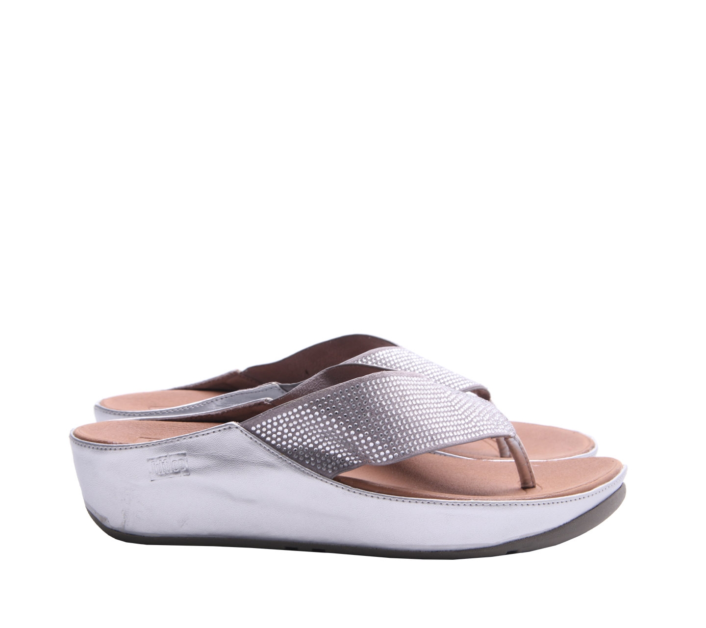 Fitflop Brown & Silver Sandals