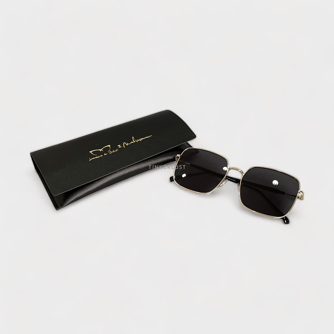 Private Collection Gold & Black Sunglasses