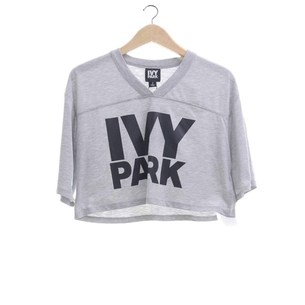 Ivy Park Grey Crop T-Shirt
