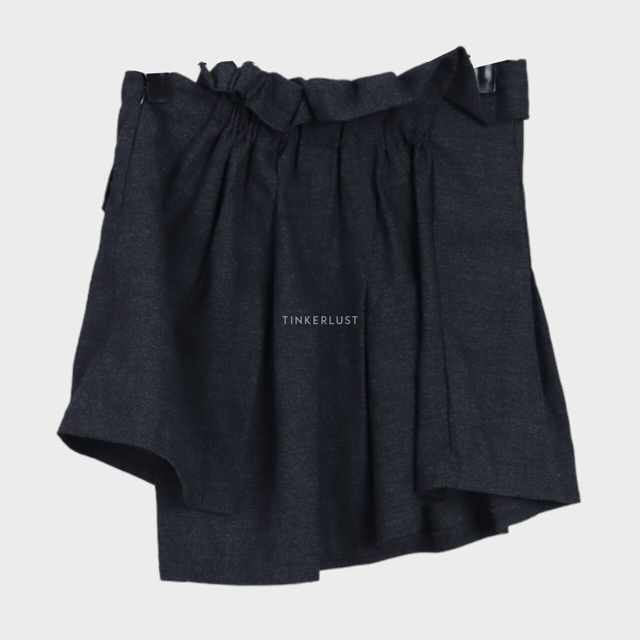 Viorth Apparel Dark Grey Slit Mini Skirt