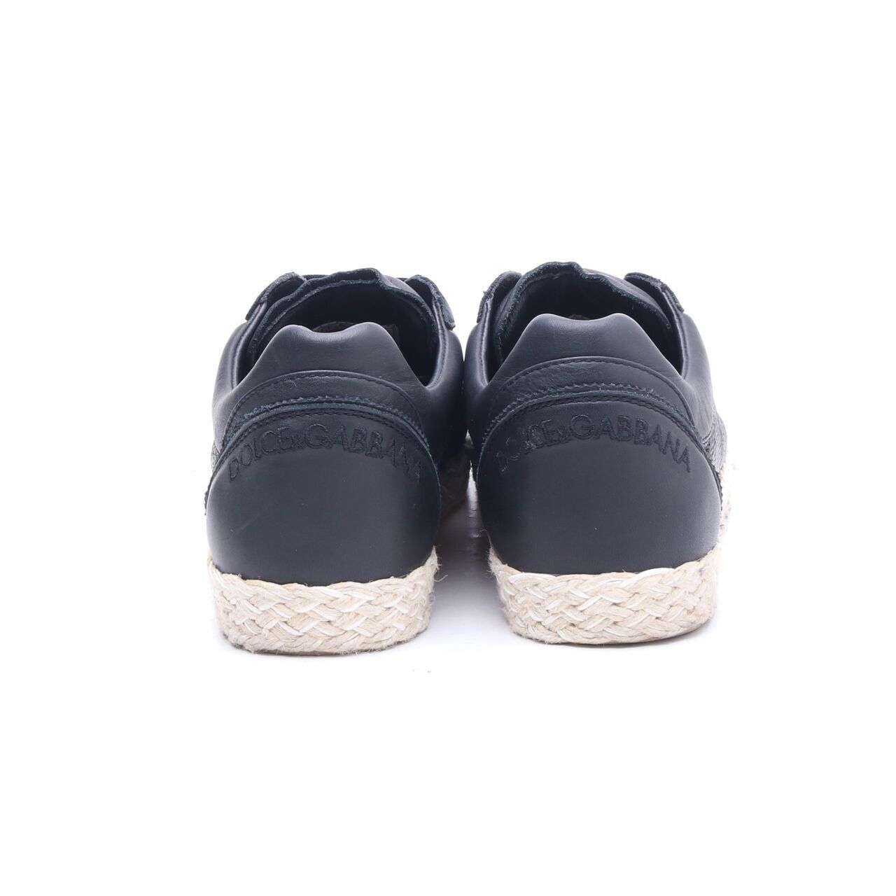 Dolce & Gabbana Black Espadrilles Sneakers