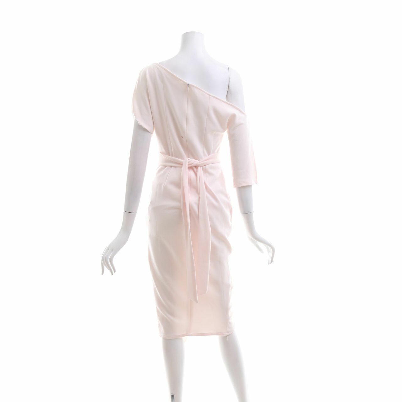 Vezzo Soft Pink Midi Dress