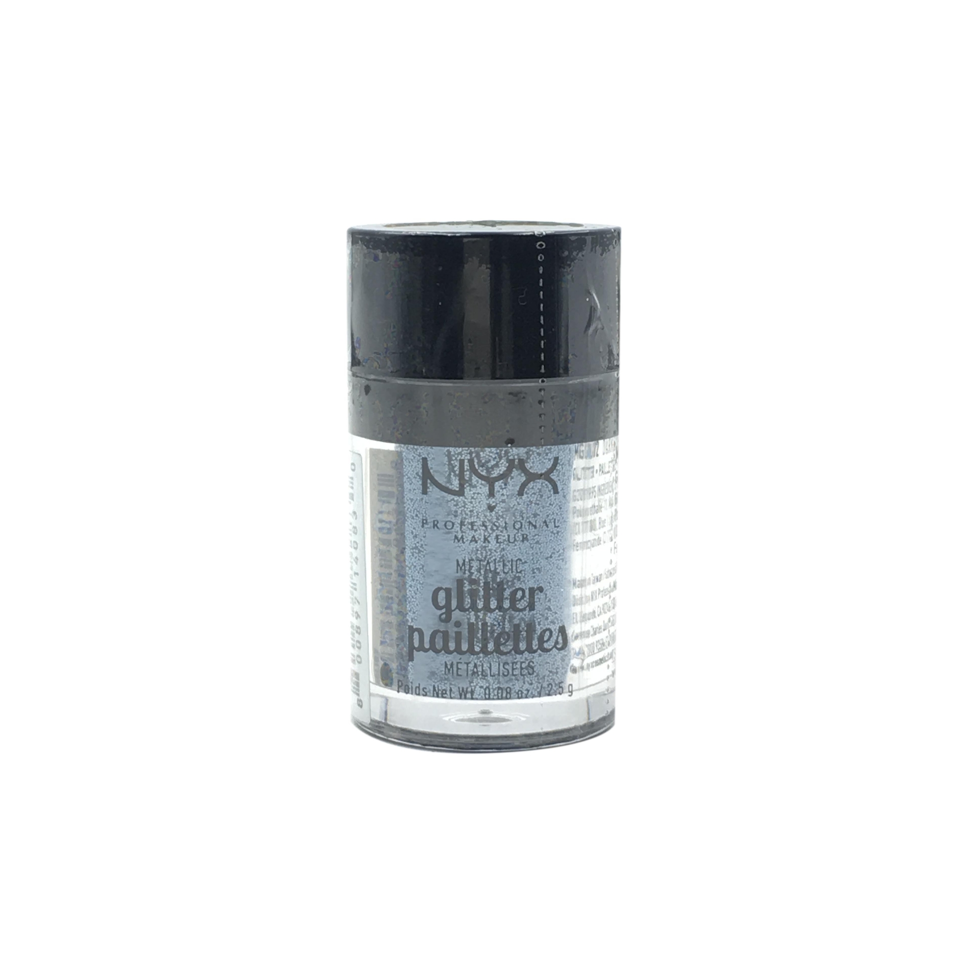 NYX Professional Makeup Metallic Glitter Paillettes Shade Darkside Eyes