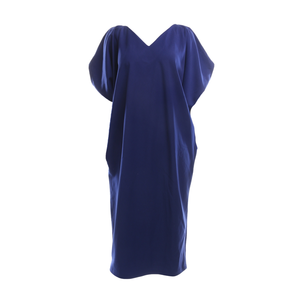 Shop At Velvet Dark Blue Midi Dress
