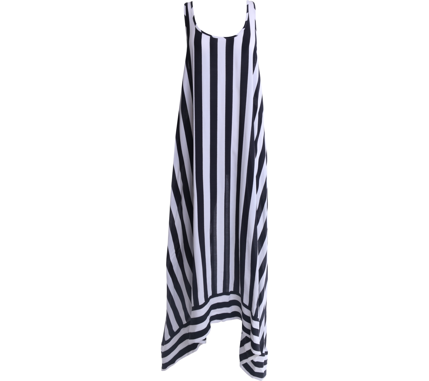 Seed Heritage Black And White Striped Long Dress