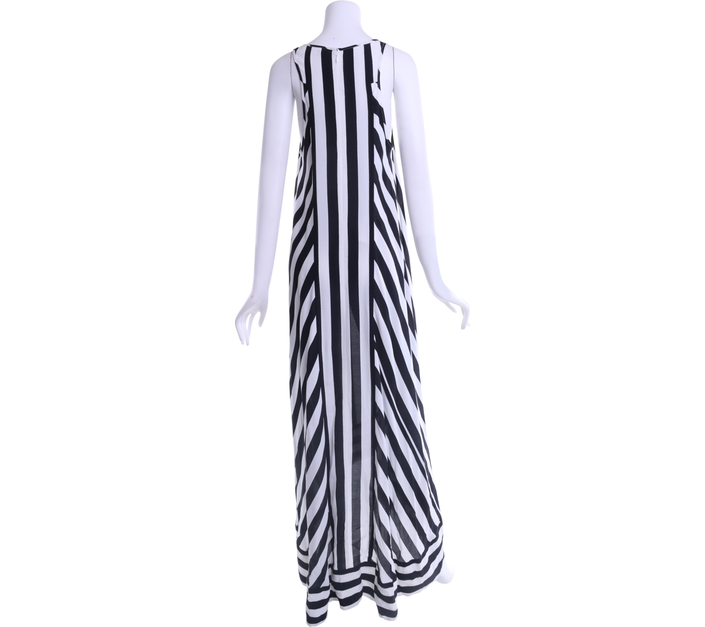 Seed Heritage Black And White Striped Long Dress