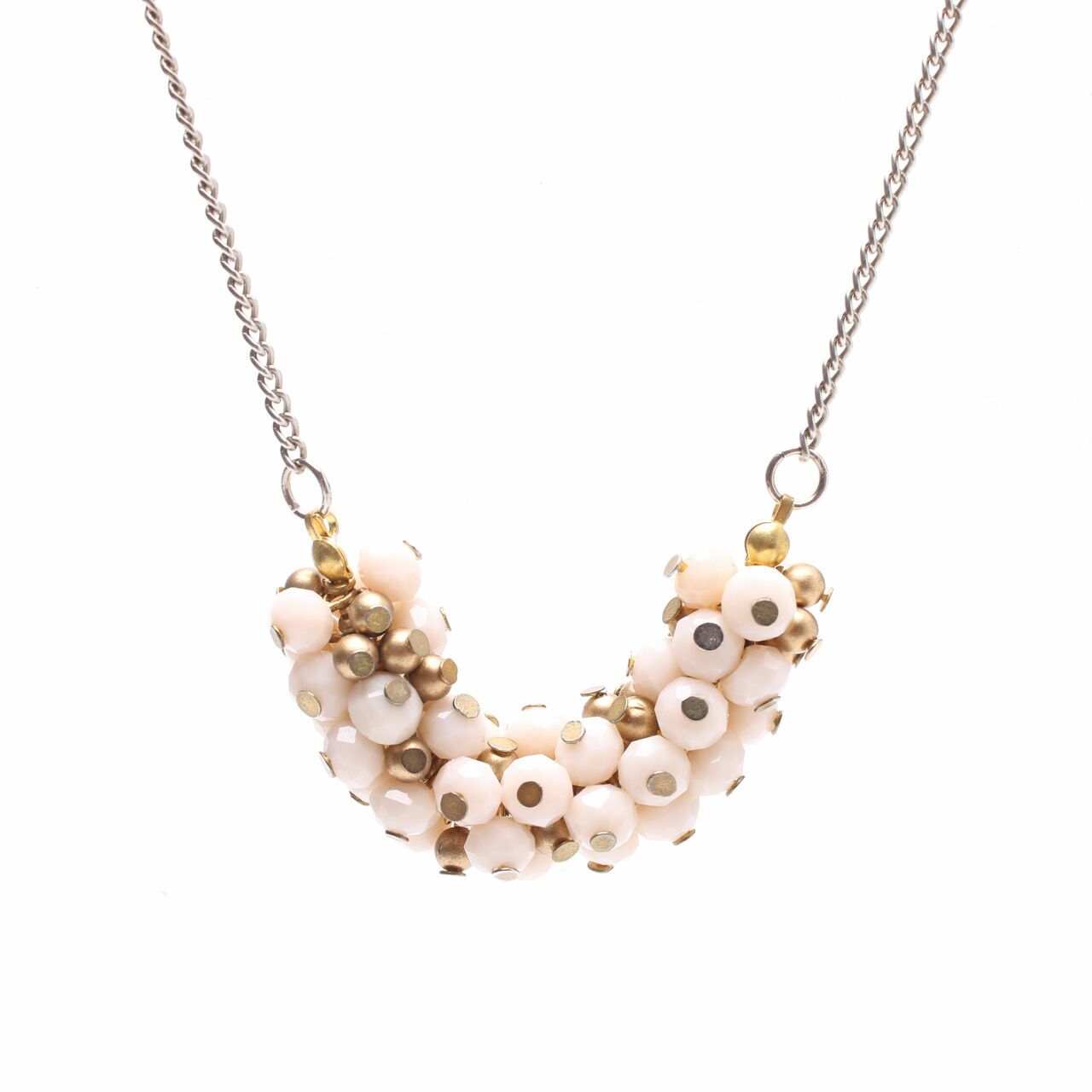 Tea Label Gold & Off White Necklace Jewellery