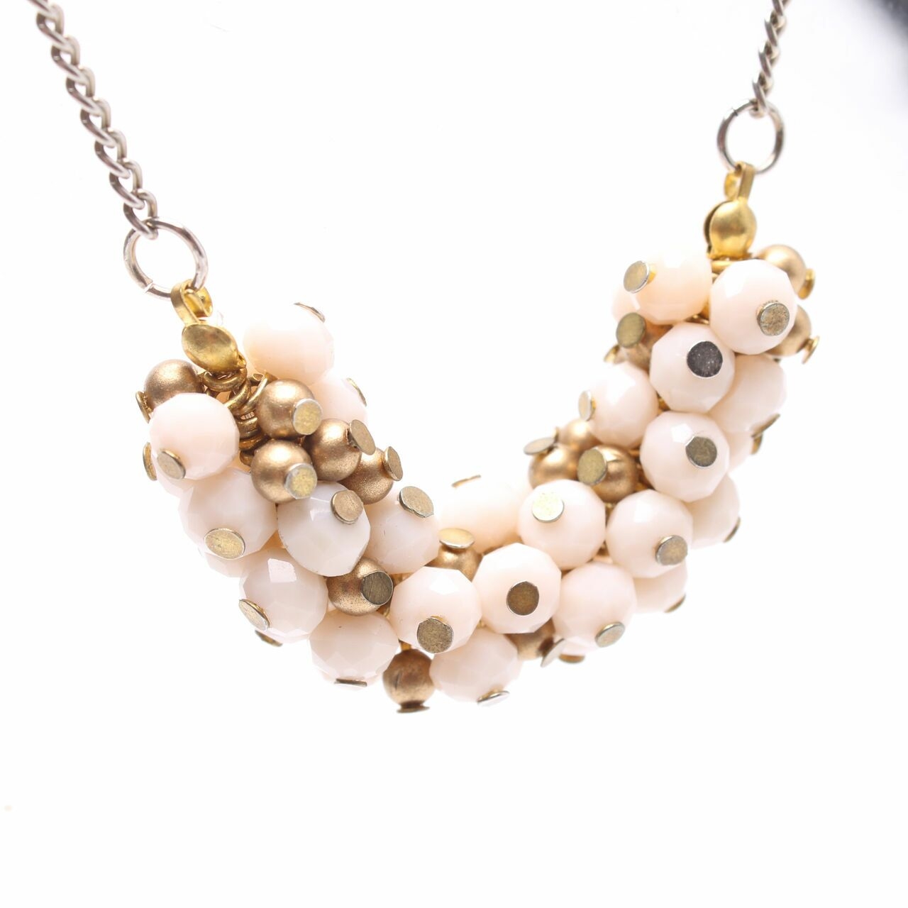 Tea Label Gold & Off White Necklace Jewellery
