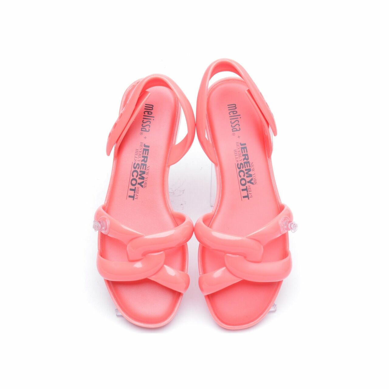 Mellisa x Jermy Scott Neon Orange Sandals