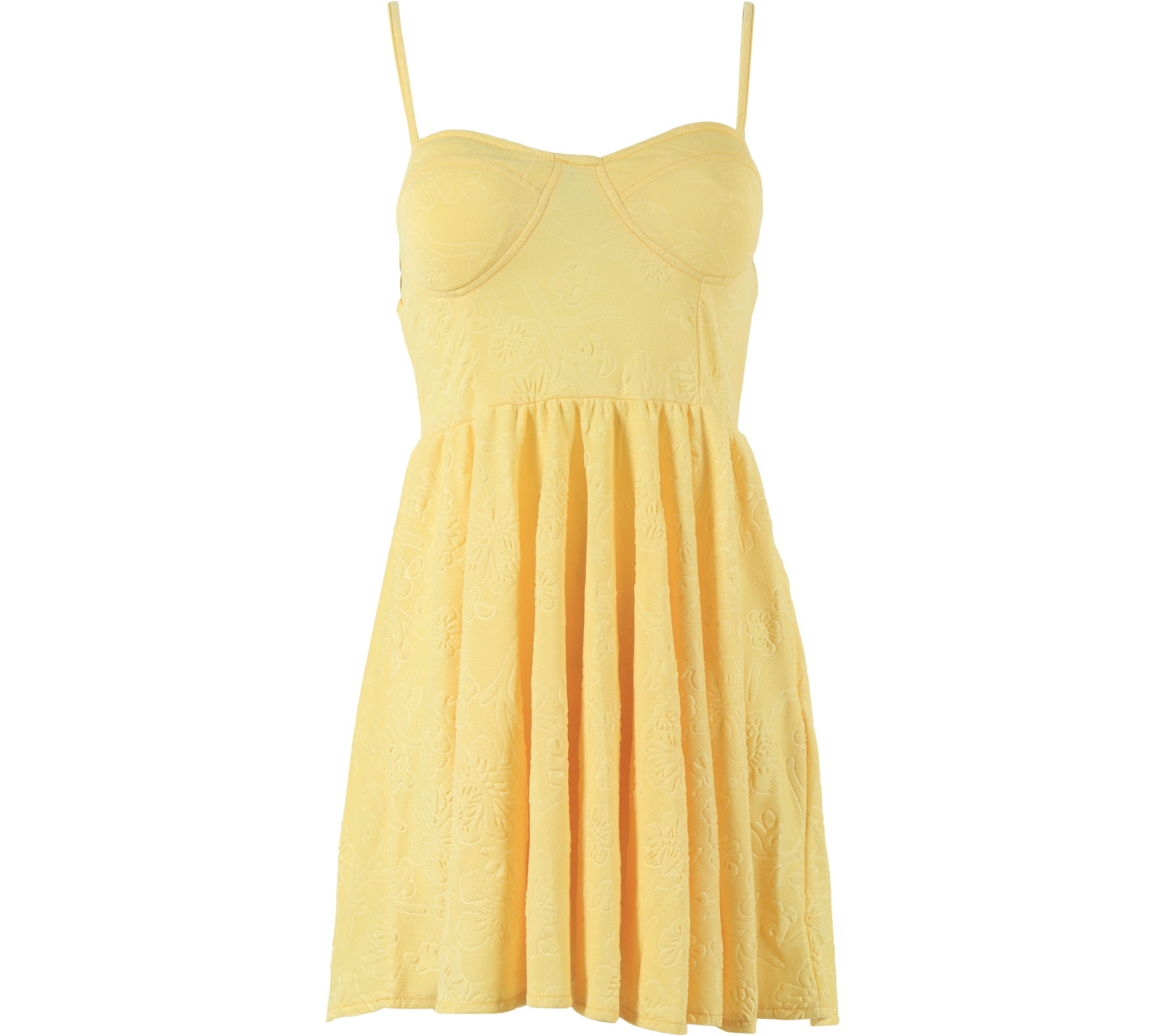 FEL Chambre Yellow Mini Dress