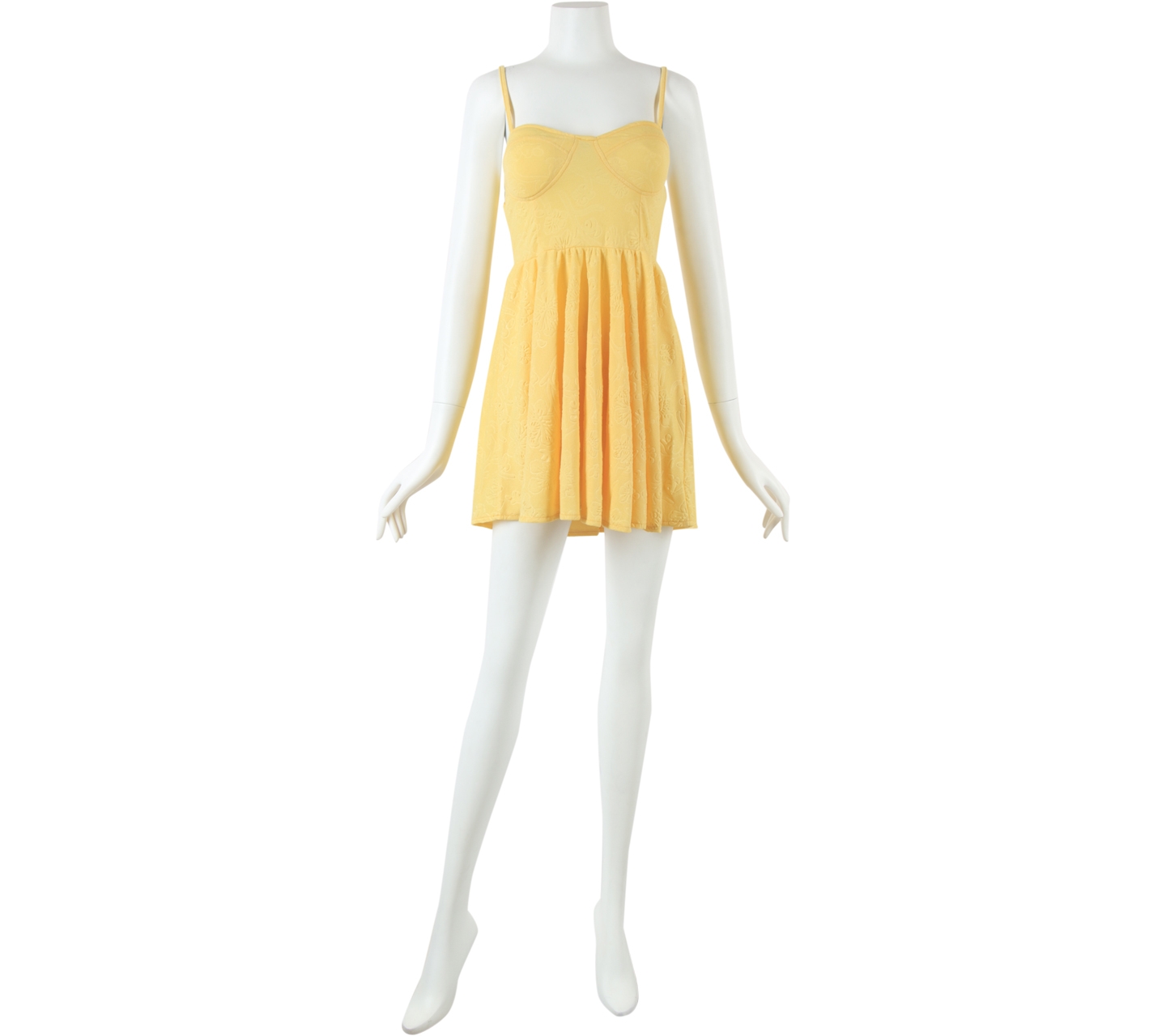 FEL Chambre Yellow Mini Dress