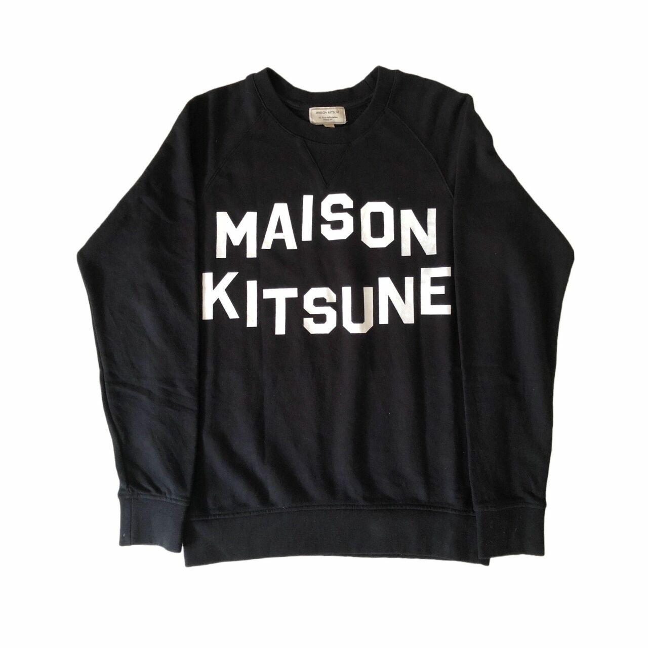 Maison Kitsune Black Sweater