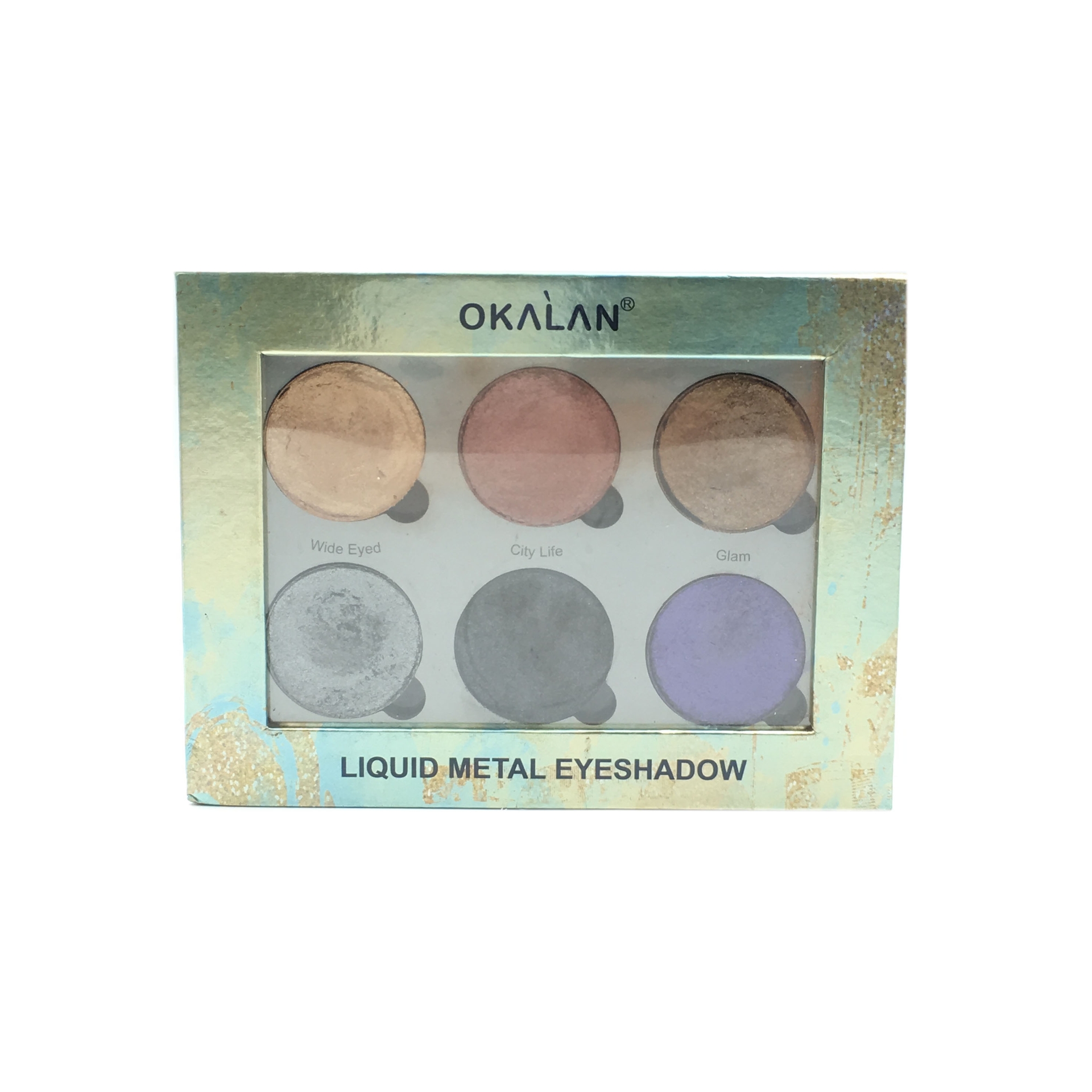 Okalan Liquid Metal Eyeshadow Sets and Palette