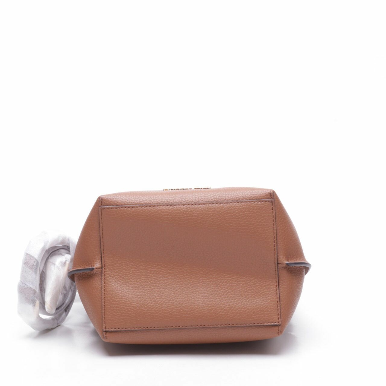 Michael Kors Emilia Brown Small Bucket Bag Luggage Sling Bag