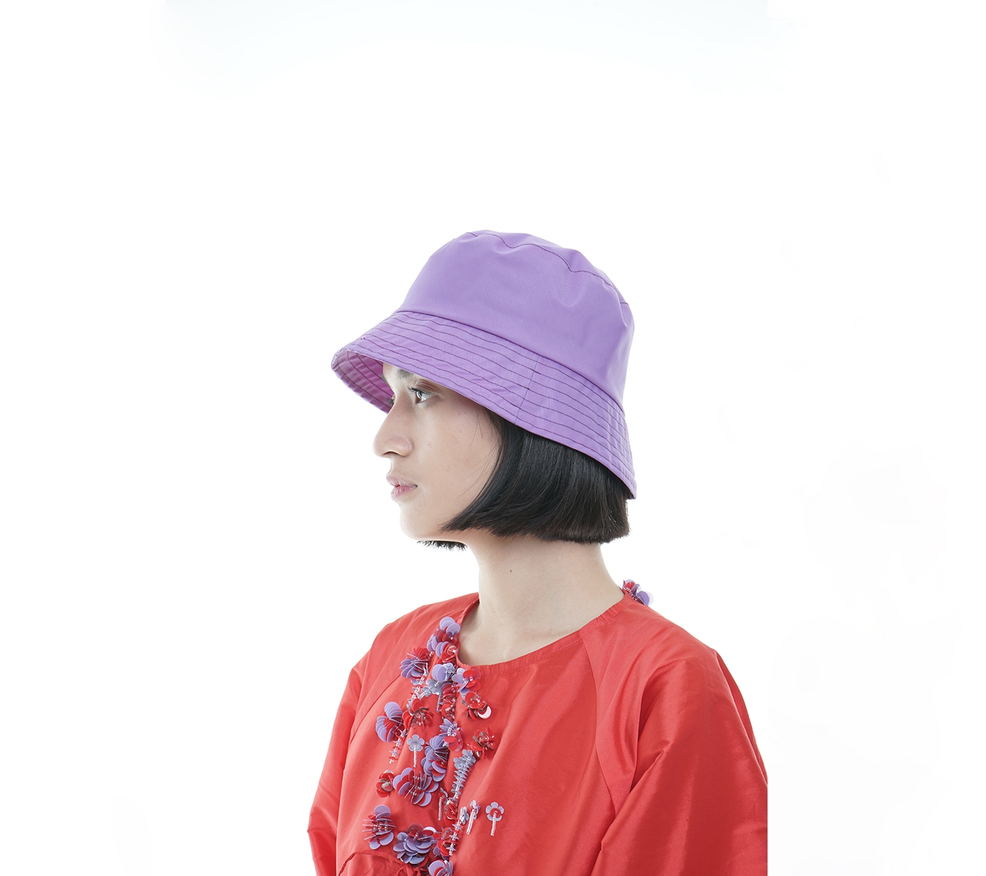 Sebe11as Purple Bucket Hat