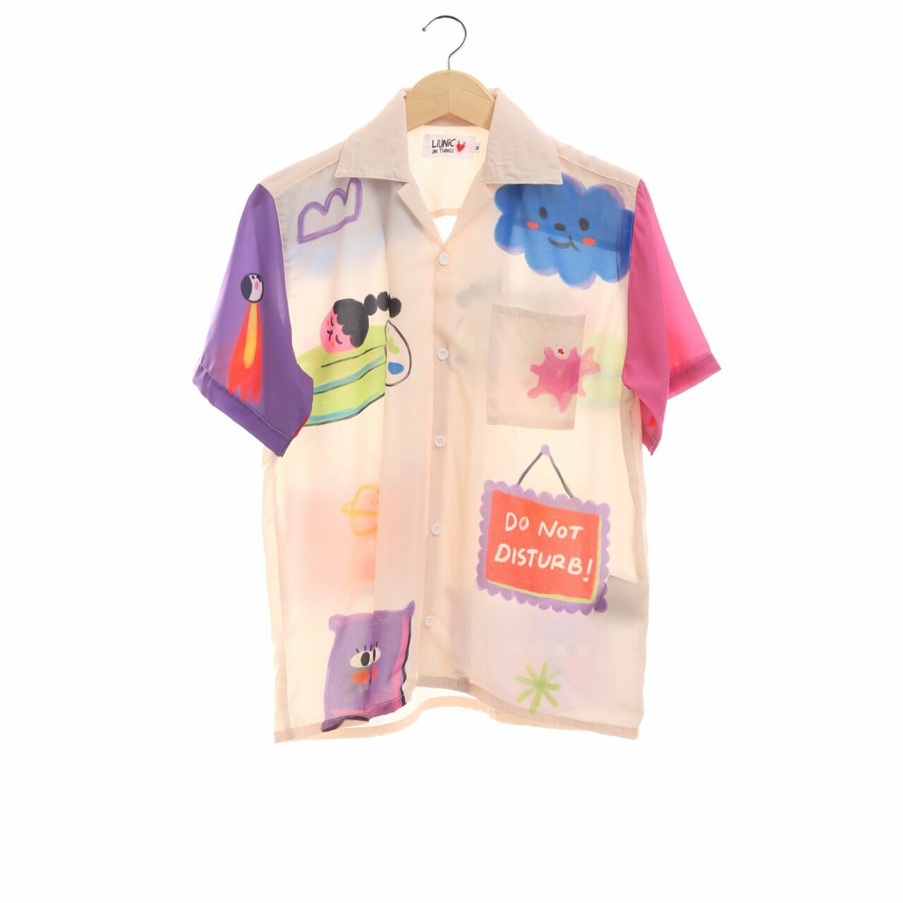 Liunic OnThings Multicolor Patterned Shirt